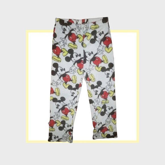 Disney Fuzzy Mickey & Minnie Soft Pajama Pants! So Soft Medium - Picture 2 of 4